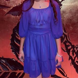 Elegant short Dress with backless bow tie